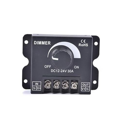 DC 12V 24V LED-Dimmerschalter 30A 360W Spannungsregler LED-Lichtleiste Einstellbarer Controller LED-Dimmer DC 12V 24V LED-Dimmerschalter 30A 360W Spannungsregler LED-Lichtleiste Einstellbarer Controller LED-Dimmer von TJXADNEV