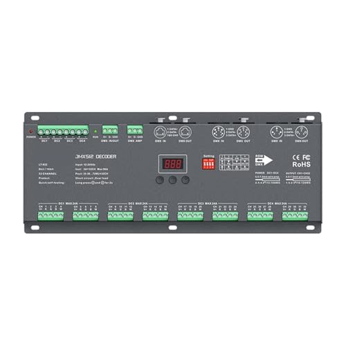 DMX512-Decoder 3A 24CH 32 Kanäle 72A 96A Ausgang LED-Lichtleisten-Controller DMX-PWM(LT-932) von TJXADNEV