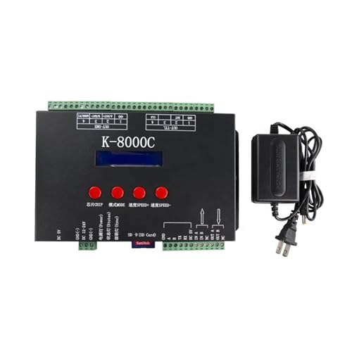 K-8000C Programmierbarer LED-Pixel-DMX-SPI-Controller SD-Karte Offline DC5V-24V 12V K-8000C Programmierbarer LED-Pixel-DMX-SPI-Controller SD-Karte Offline DC5V-24V 12V von TJXADNEV