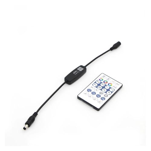 LED-Dimmer, einstellbare Schalterhelligkeit, Musik mit Mikrofon, 28-Tasten-Fernbedienungsdimmer(With 28key remote) von TJXADNEV