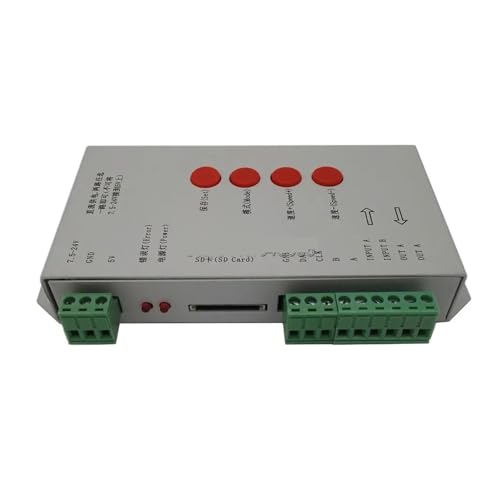 T1000S 2048 Pixel DMX 512 Controller SD-Karte LED-Lichtleiste DC5V 12V 24V RGB Vollfarb-Controller T1000S 2048 Pixel DMX 512 Controller SD-Karte LED-Lichtleiste DC5V 12V 24V RGB Vollfarb-Controller von TJXADNEV
