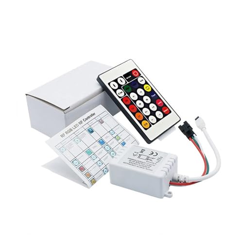 WS2812B WS2811 SK6812 LED Controller RGB Dimmer 5-24 v 3 Pin Jack U DC LED Licht Streifen Fernbedienung(24key IR remote) von TJXADNEV