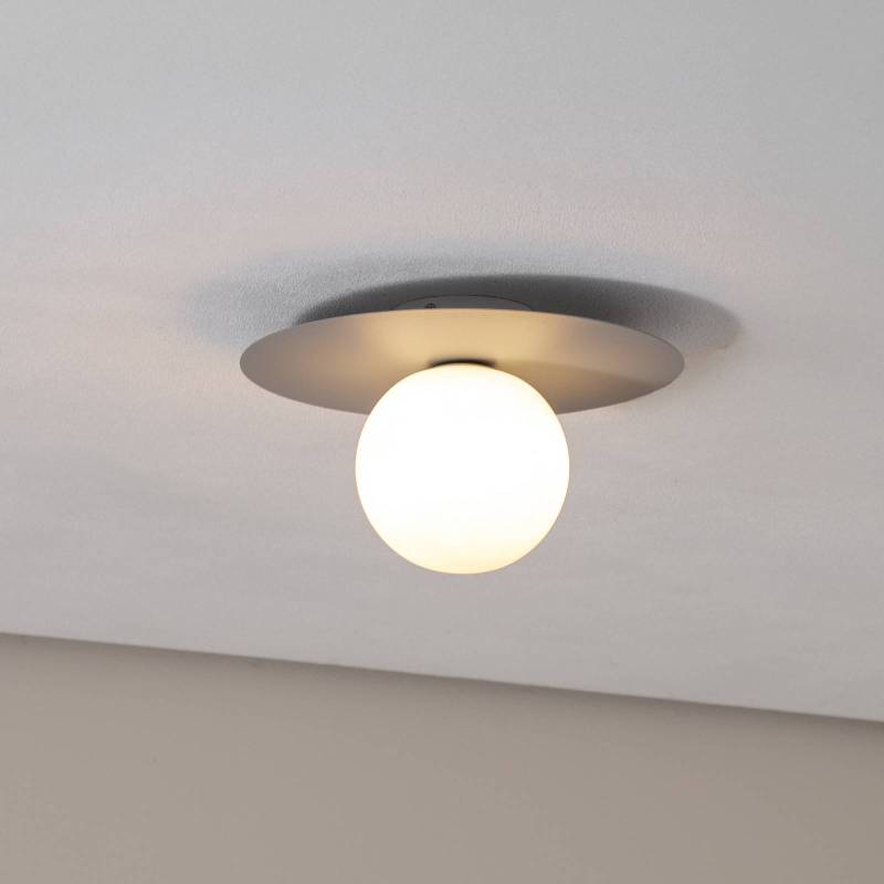 Deckenlampe Pixie, grau, Glas, Ø 25 cm, Kugel, G9 von TK Lighting