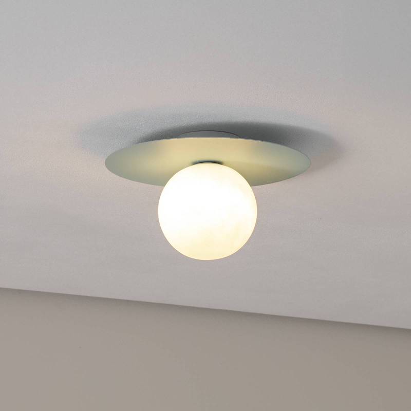 Deckenlampe Pixie, mintgrün, Glas, Ø 25 cm, Kugel, G9 von TK Lighting