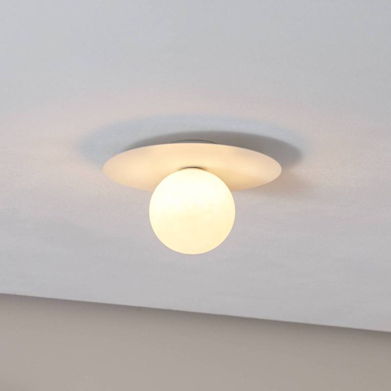 Deckenlampe Pixie, weiß, Glas, Ø 25 cm, Kugel, G9 von TK Lighting