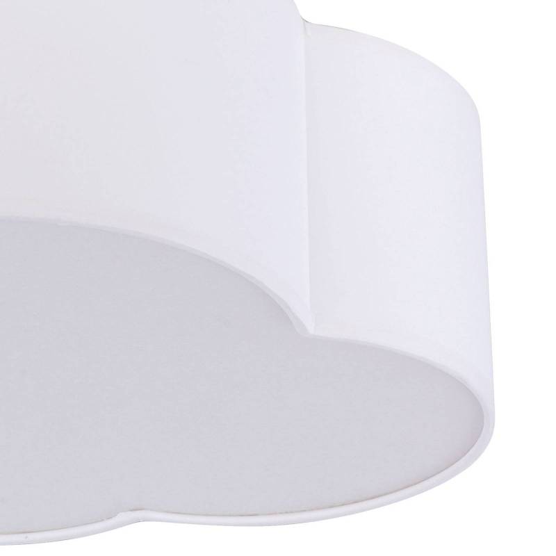 Deckenleuchte Cloud, Textil, 41 x 31 cm, weiß von TK Lighting