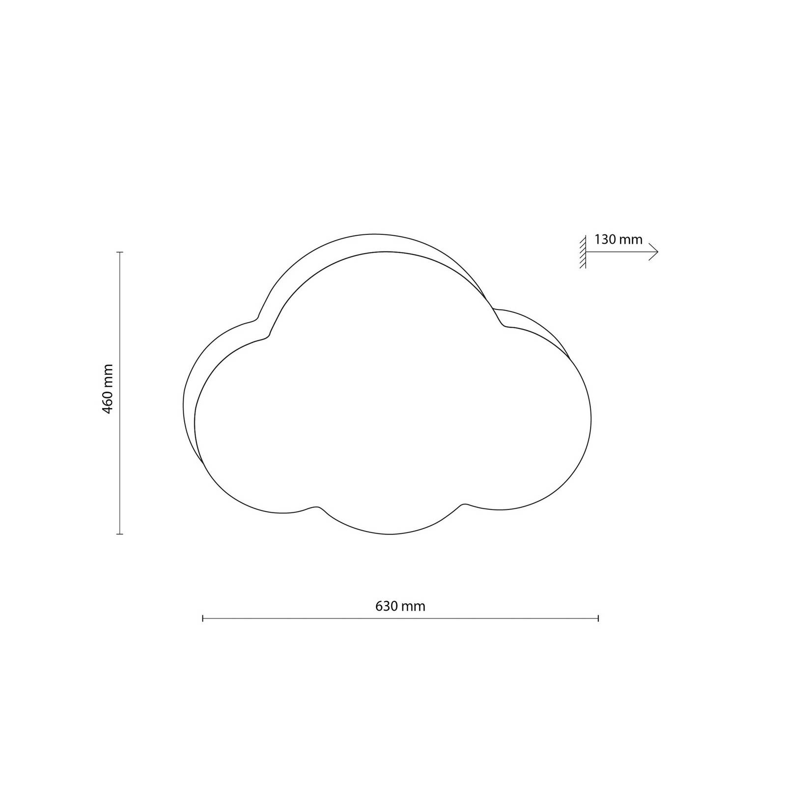 Deckenleuchte Cloud, beige, 63 cm lang, Textil, Wolke, E27 Deckenleuchte Cloud, beige, 63 cm lang, Textil, Wolke, E27 von TK Lighting