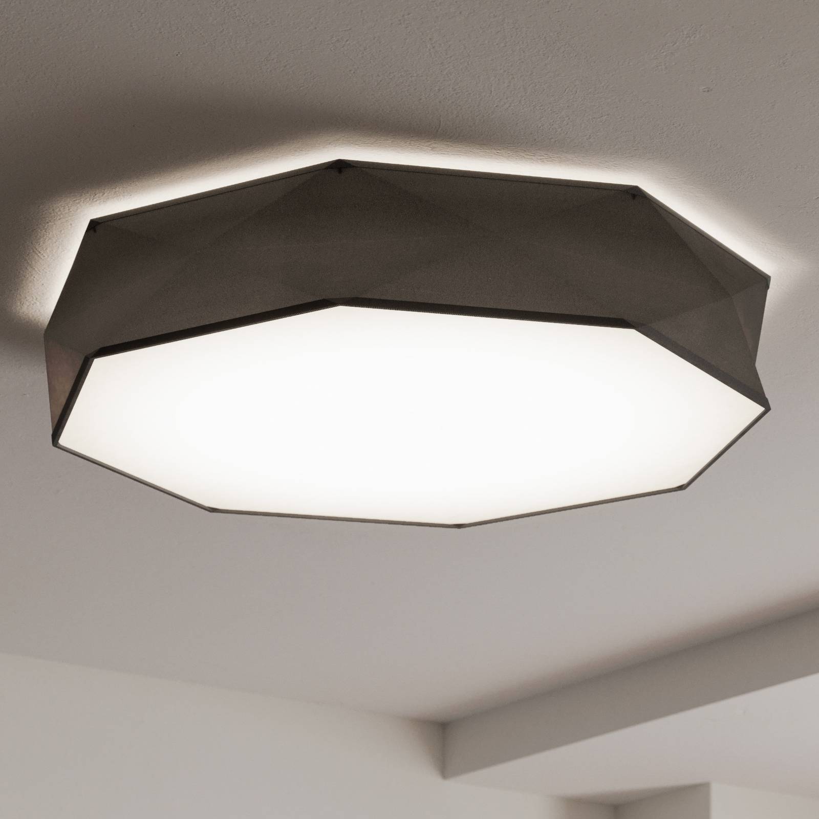 Deckenleuchte Kantoor New, Ø 88 cm, schwarz von TK Lighting