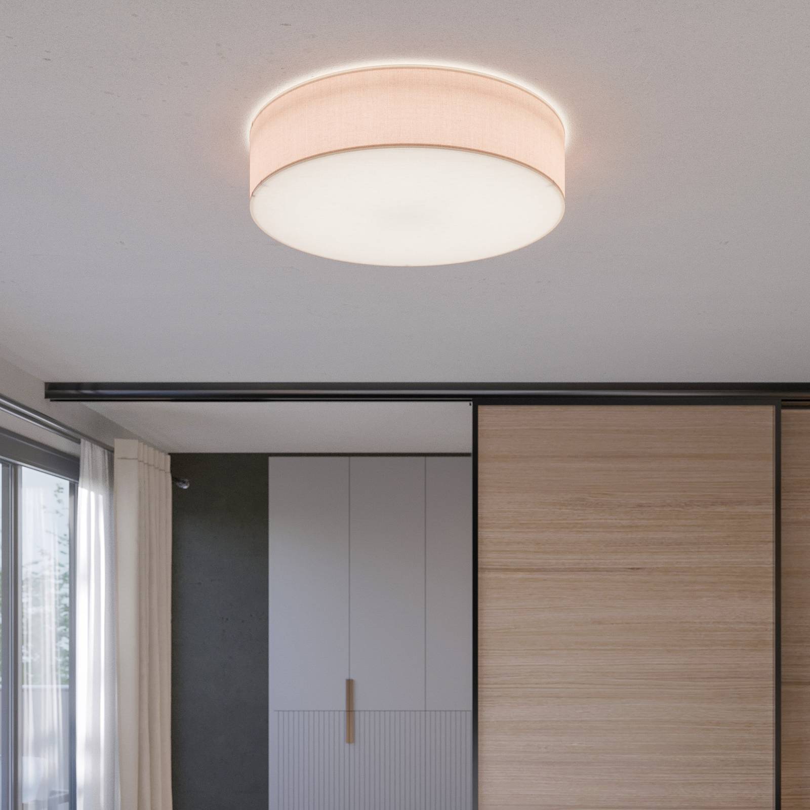 Deckenleuchte Rondo, beige, Ø 60 cm Deckenleuchte Rondo, beige, Ø 60 cm von TK Lighting