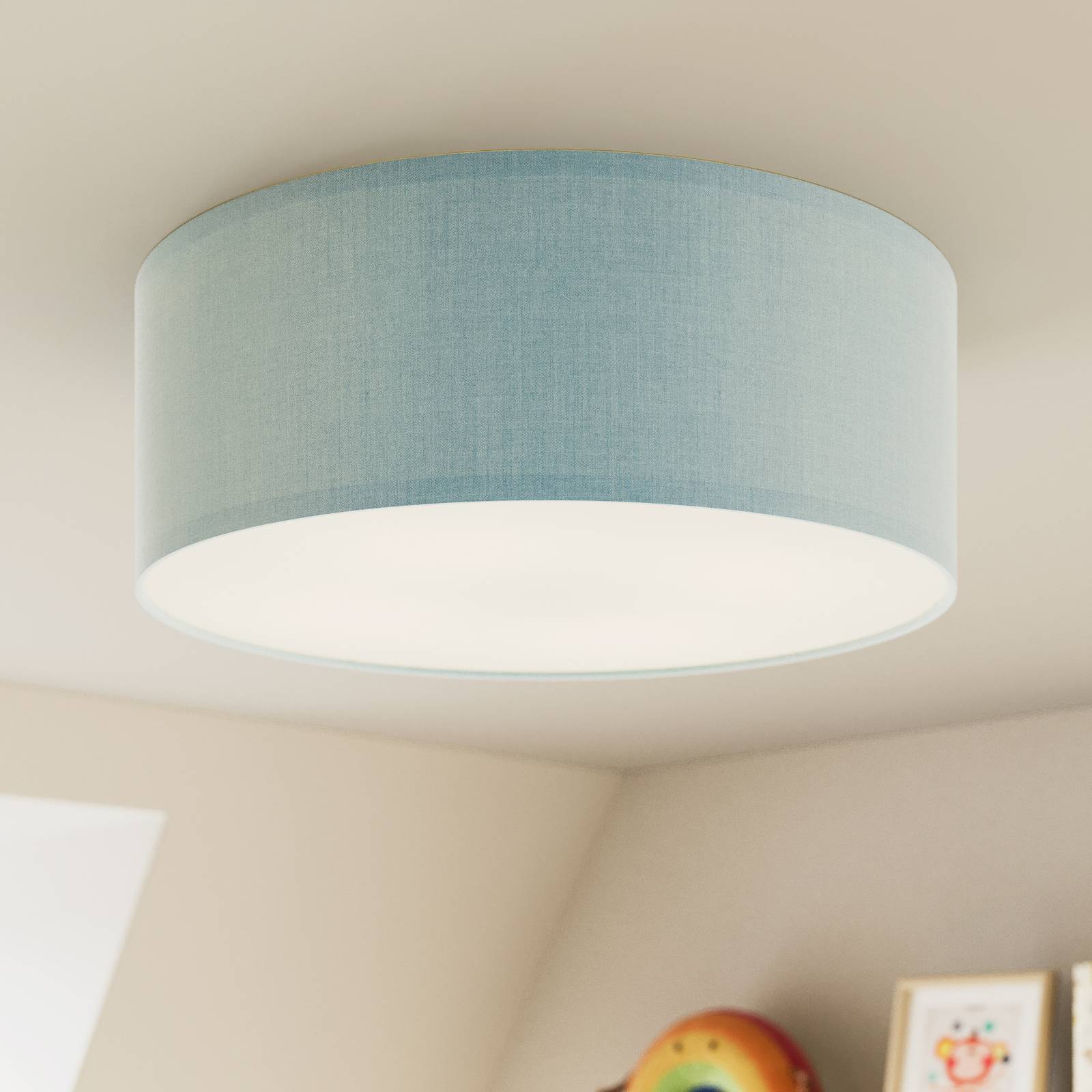 Deckenleuchte Rondo Kids, Ø 38 cm, blau von TK Lighting