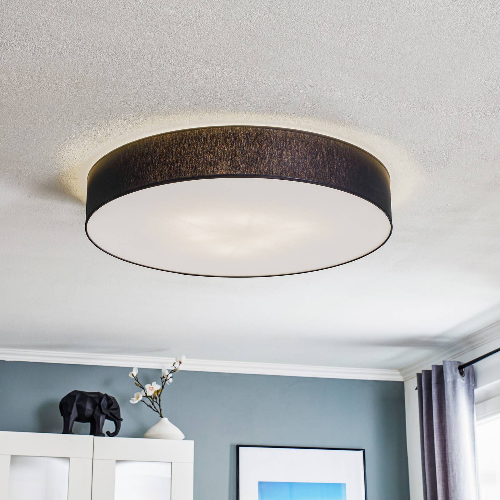 Deckenleuchte Rondo dunkelgrau Ø 80cm Deckenleuchte Rondo dunkelgrau Ø 80cm von TK Lighting