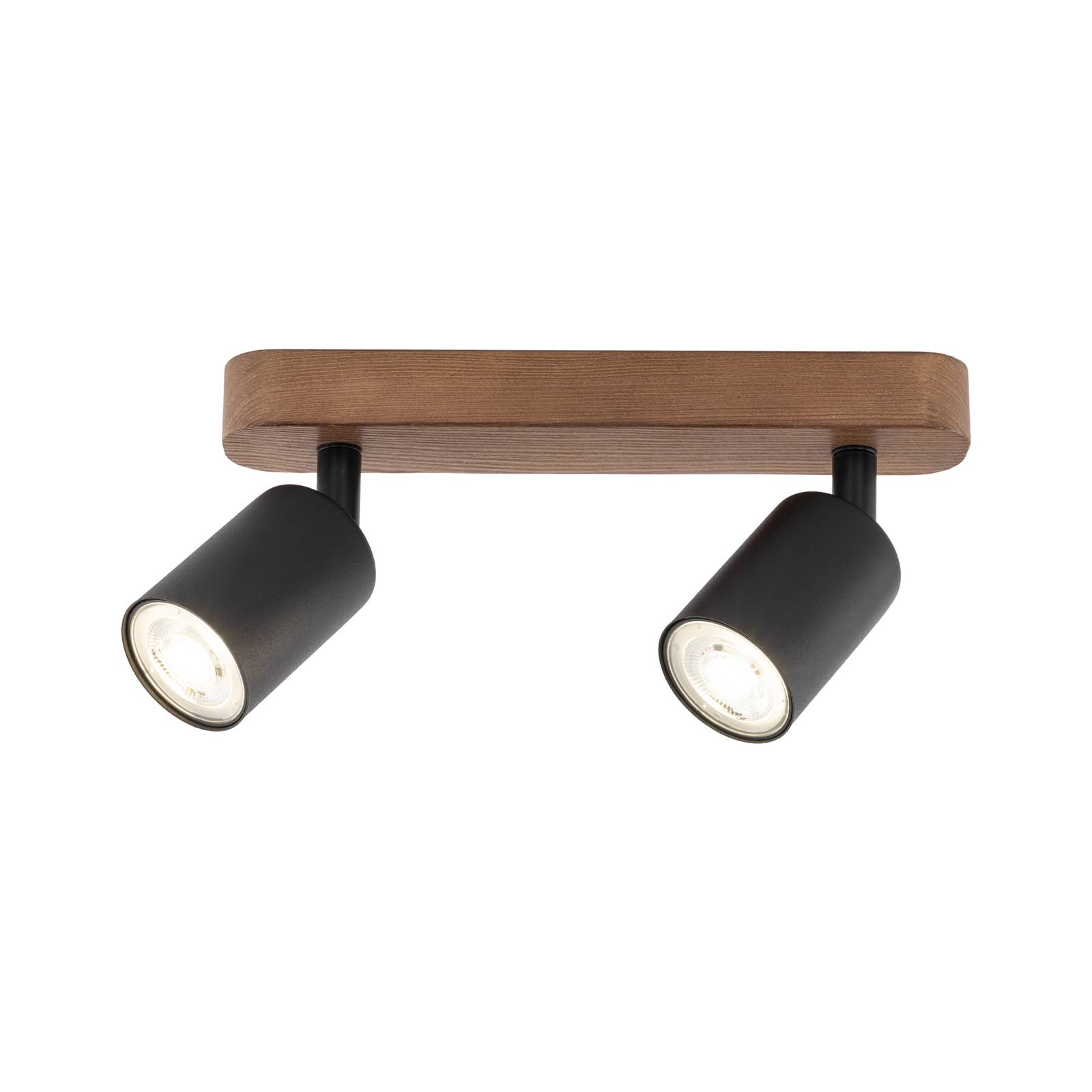 Deckenspot Subrin, nussbaum, zweiflammig von TK Lighting