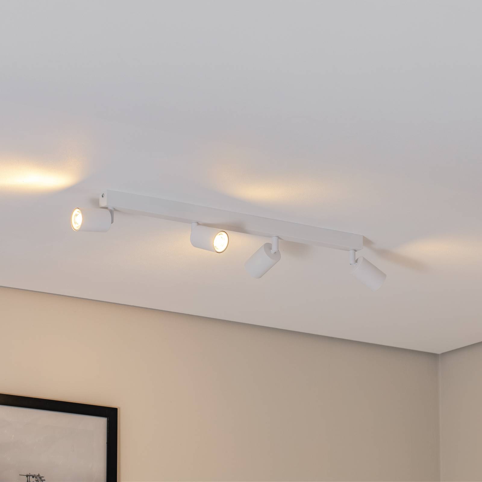 Deckenstrahler Top, weiß, 83 cm, 4-flg., Metall, GU10 Deckenstrahler Top, weiß, 83 cm, 4-flg., Metall, GU10 von TK Lighting