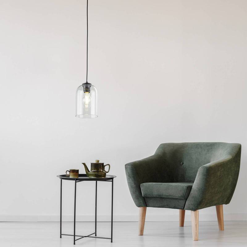Hängeleuchte Molly, grün, Ø 14 cm, Metall/Glas von TK Lighting