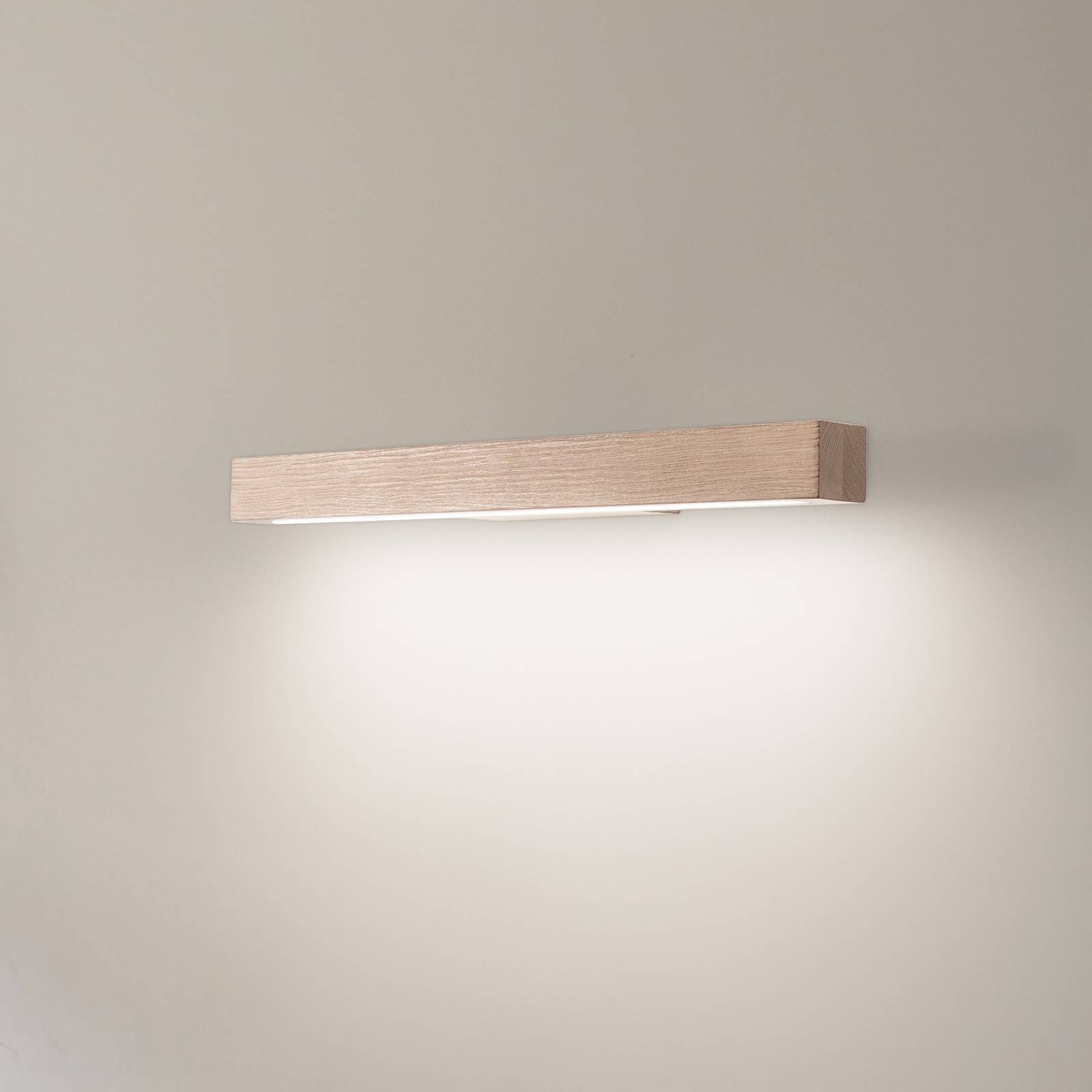 LED-Holzwandleuchte Teo, kiefer, 46 cm, 3000 K LED-Holzwandleuchte Teo, kiefer, 46 cm, 3000 K von TK Lighting
