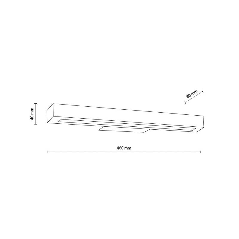 LED-Holzwandleuchte Teo, kiefer, 46 cm, 3000 K von TK Lighting
