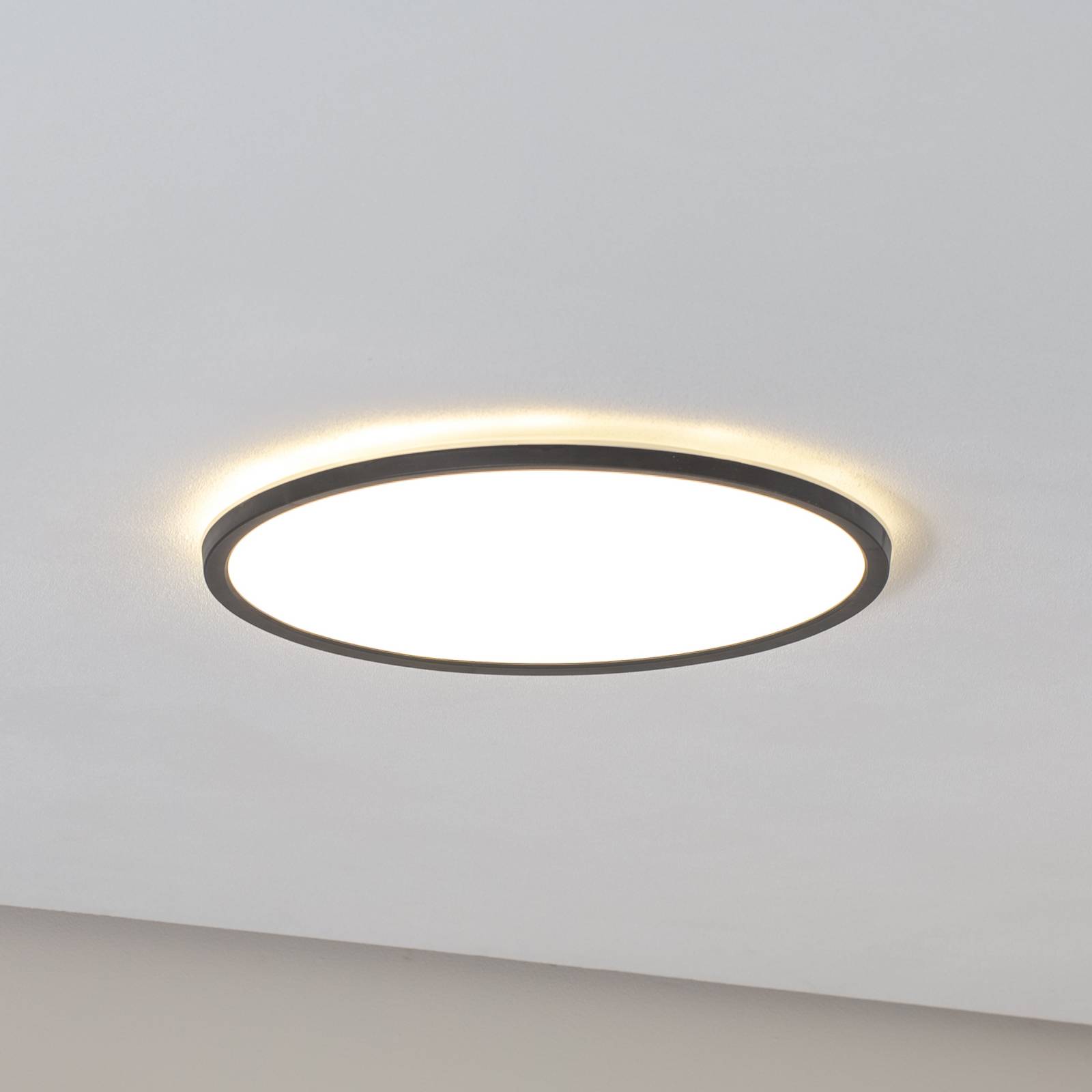 LED-Panel Aqua, Ø 40 cm, schwarz, Metall/Kunststoff, CCT dim LED-Panel Aqua, Ø 40 cm, schwarz, Metall/Kunststoff, CCT dim von TK Lighting