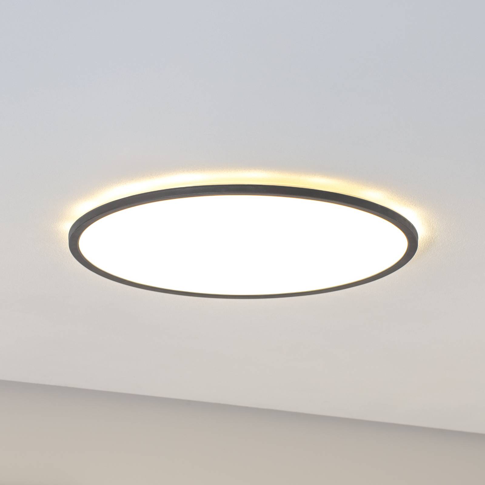 LED-Panel Aqua, Ø 50 cm, schwarz, Metall/Kunststoff, CCT dim LED-Panel Aqua, Ø 50 cm, schwarz, Metall/Kunststoff, CCT dim von TK Lighting