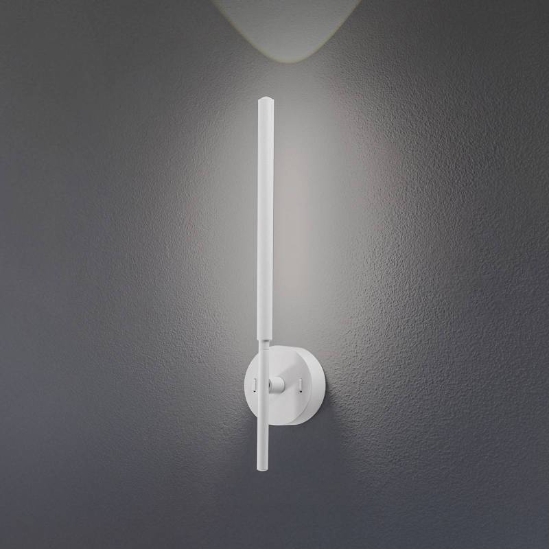 LED-Wandleuchte Focus, weiß 46,5 cm Metall 2-flg. justierbar von TK Lighting