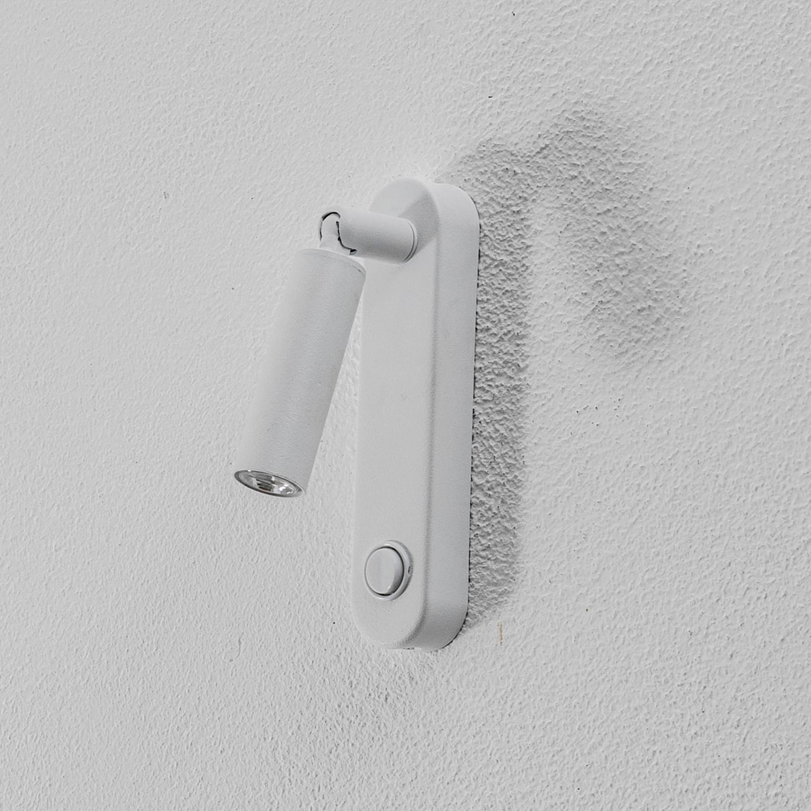 Wandleuchte Enzo Long, weiß, Metall, 22 cm, verstellbar, G9 Wandleuchte Enzo Long, weiß, Metall, 22 cm, verstellbar, G9 von TK Lighting