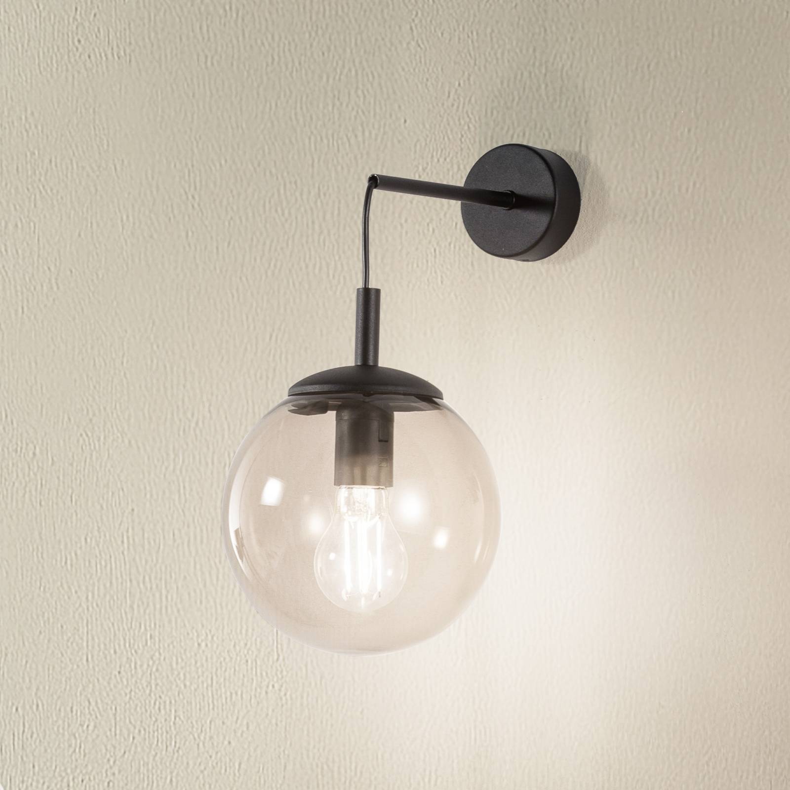 Wandleuchte Esme, bernsteinfarben, Höhe 45 cm, Glas, E27 Wandleuchte Esme, bernsteinfarben, Höhe 45 cm, Glas, E27 von TK Lighting