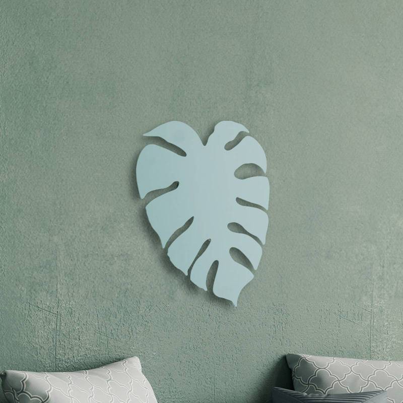 Wandleuchte Monstera, Blattform, 3 x G9, Stahl, mintgrün von TK Lighting