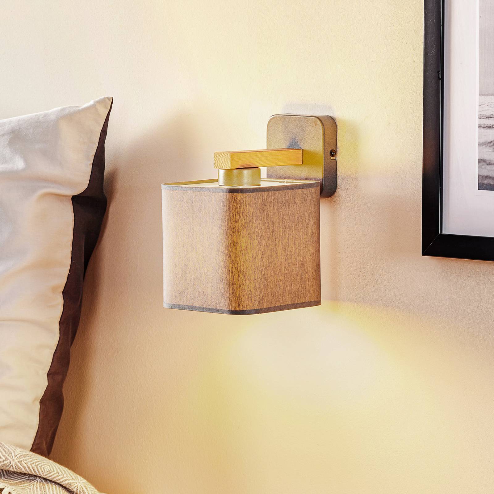 Wandleuchte Tora, einflammig, grau Wandleuchte Tora, einflammig, grau von TK Lighting