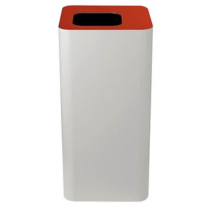 TKG Pure Mülleimer 100,0 l weiß, rot von TKG
