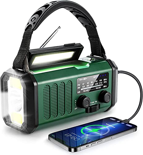 TKMARS Radio Batteriebetrieben Notfall 20000mah Solar Radio FM/AM Outdoor Radio Notfallradio Mit Kurbel Und Solar USB-Laden UnterstüTzt Das Aufladen des Mobiltelefons, Beleuchtung, SOS-Alarm, Kompass TKMARS Radio Batteriebetrieben Notfall 20000mah Solar Radio FM/AM Outdoor Radio Notfallradio Mit Kurbel Und Solar USB-Laden UnterstüTzt Das Aufladen des Mobiltelefons, Beleuchtung, SOS-Alarm, Kompass von TKMARS