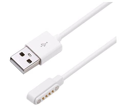 TKMARS Smartwatch Ladekabel mit 4 Pin Ladegerät, 8 cm USB Typ A zu USB Typ A, für Smartwatch, GPS-Tracker, Uhr von TKMARS