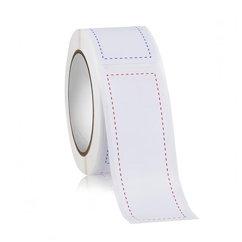 150 Stück Blanko Aufkleber Selbstklebend – Beschreibbare Sticker für DIY Geschenkanhänger, Namensaufkleber, Verschlussetiketten, Paket Label und Etiketten für Marmeladenflaschen, C[25x75mm] von TKSJROL