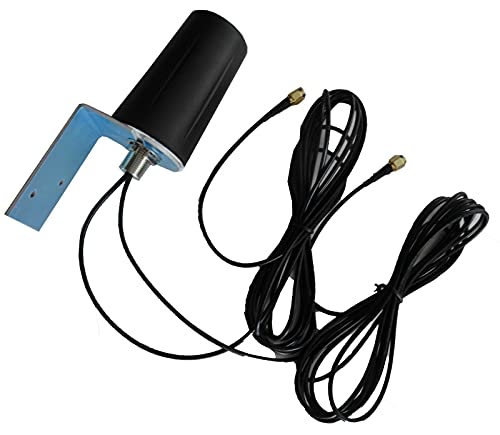 TK Star LTE 5G 4G MIMO 2 x 3m SMA Antenne Außenantenne kompatibel mit Router HTC 5G HUB, FritzBox 6850 5G, Huawei 5G CPE Pro 2, D-Link DWR-2010, passend zu Nighthawk M5, Huawei E6878 5G von TKSTAR