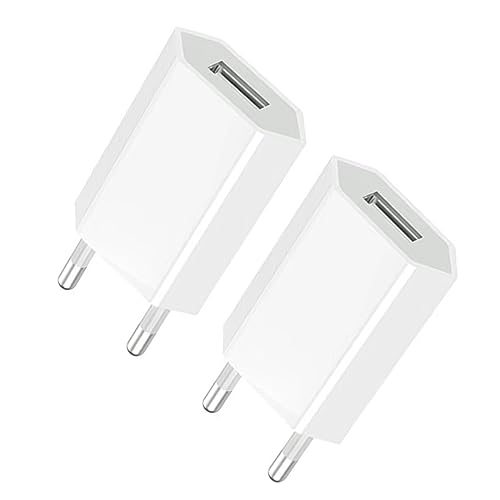 USB Ladegerät 2er-Pack, 5V 1A Universal Stecker für USB Ladekabel, USB Ladegerät Stecker für i Phone Handy 11 8 Plus 7 7 Plus 6 6s Se 5s, Tablets, MP3, eBook, Smartphone 5W Stecker Netzteil von TL-JIYPU