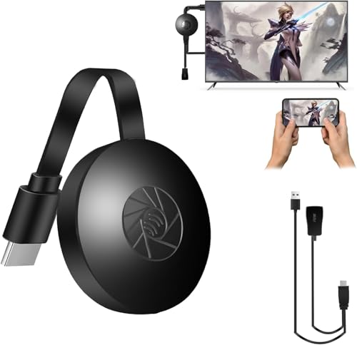 Wireless HDMI Dongle, Wireless Display Dongle Adapter, 1080P Streaming Media Video Sound, Media Streaming Dongle Receiver für Telefon/PC/Tablet auf HD Display TV Projektor Wireless HDMI Dongle, Wireless Display Dongle Adapter, 1080P Streaming Media Video Sound, Media Streaming Dongle Receiver für Telefon/PC/Tablet auf HD Display TV Projektor von TLLTKOK