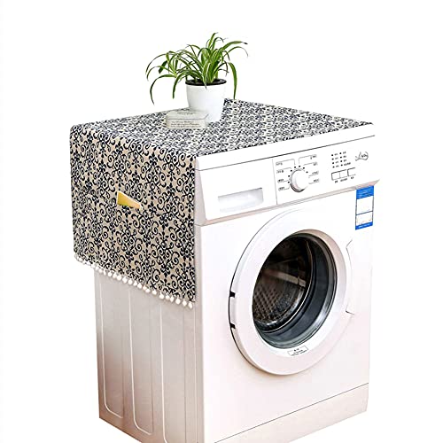 Multifunktionale Kühlschrankabdeckung, Kühlschrank-Staubschutz, Kühlschrankabdeckung, Kühlschränke, Staubschutzabdeckung for Kühlschränke, Waschmaschinen, eintürige Kühlschränke, Trockner, Obere Abdec von TLTLT