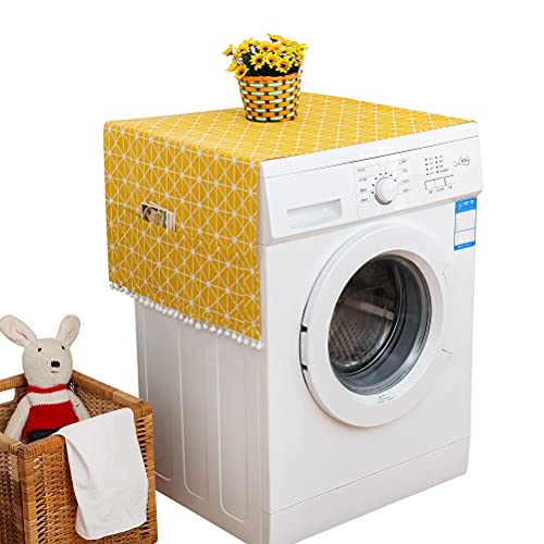 Multifunktionale Kühlschrankabdeckung, Kühlschrank-Staubschutz, Kühlschrankabdeckung, Kühlschränke, Staubschutzabdeckung for Kühlschränke, Waschmaschinen, eintürige Kühlschränke, Trockner, Obere Abdec von TLTLT