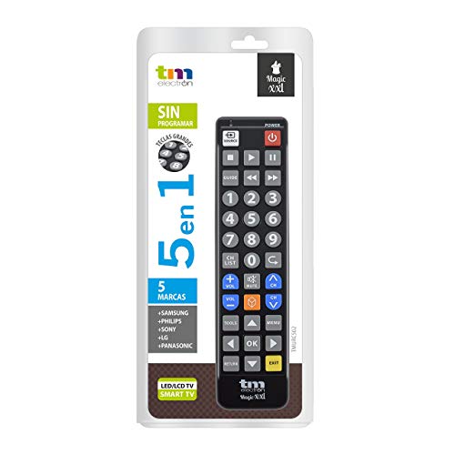 TM ELECTRON tmurc501 – Fernbedienung Universal Magic XXL-Tastatur Teclas grandes Schwarz TM ELECTRON tmurc501 – Fernbedienung Universal Magic XXL-Tastatur Teclas grandes Schwarz von TM Electron