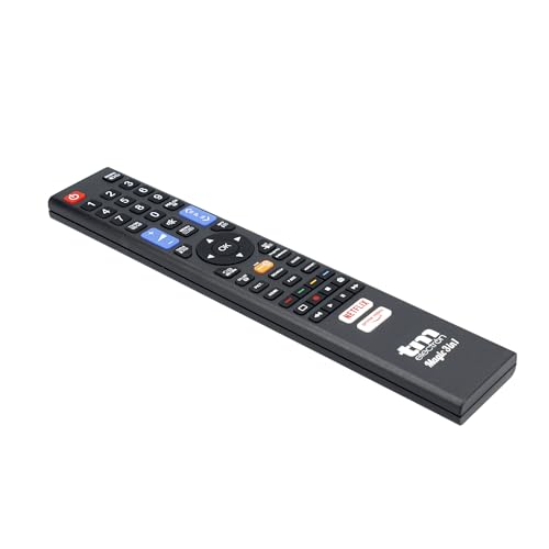 TM Electron Magic 3-in-1 Universal-Fernbedienung, kompatibel mit den wichtigsten TV-Marken, Keine Konfiguration erforderlich, Lernfunktion, Zugangstasten für Streaming-Dienste TM Electron Magic 3-in-1 Universal-Fernbedienung, kompatibel mit den wichtigsten TV-Marken, Keine Konfiguration erforderlich, Lernfunktion, Zugangstasten für Streaming-Dienste von TM Electron