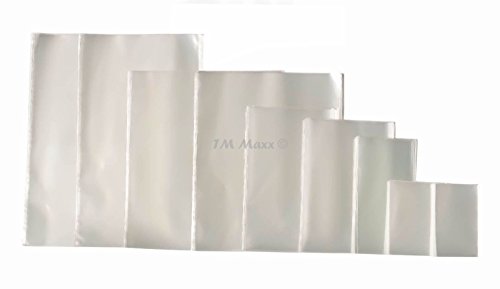 100 St. Hochglanz Klar Beutel Tüte Versandtasche Polybeutel PP-Tüte Folienbeutel PP-Beutel (30 Größen zur Auswahl) (21,5x25) von TM Maxx