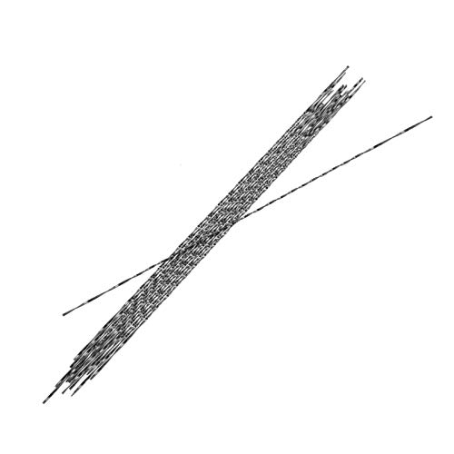 12 stücke Scroll Sägeblätter, Dekupiersägeblätter, Feinschnitt Sägeblätter Mit Spiralzähnen für Holz Metall Kunststoff Schneiden Sägen Carve(1#) von TMISHION