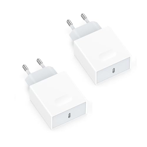 USB C Netzteil,20W USBC Adapter für 15 Pro/15 Pro Max/15 Plus/14/13/12/11 SE XS XR X,2-Pack Stecker Ladegerät Netzstecker Steckdose Schnellladegerät Power Ladestecker Ladeadapter USB C Netzteil,20W USBC Adapter für 15 Pro/15 Pro Max/15 Plus/14/13/12/11 SE XS XR X,2-Pack Stecker Ladegerät Netzstecker Steckdose Schnellladegerät Power Ladestecker Ladeadapter von TMKUHOR