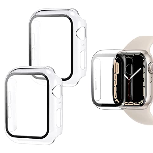 Apple Watch Schutzhülle,Apple Watch Hülle,Apple Watch Series 6 Schutz,Sehr starke PC-Schutzhülle,Disponibile per Apple Watch generazione 4/5/6/SE,44MM,2PCS,Trasparente von TMRBBesty