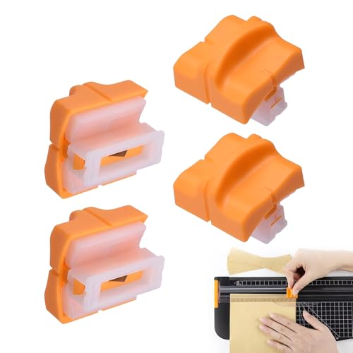 Blades Papierschneider,Ersatzklingen papierschneider,Papierschneider Ersatzklingen,Papierschneider Ersatzklingen mit Sicherheitssicherung Design,Geeignet für A4-Papierschneider,4 pcs von TMRBBesty