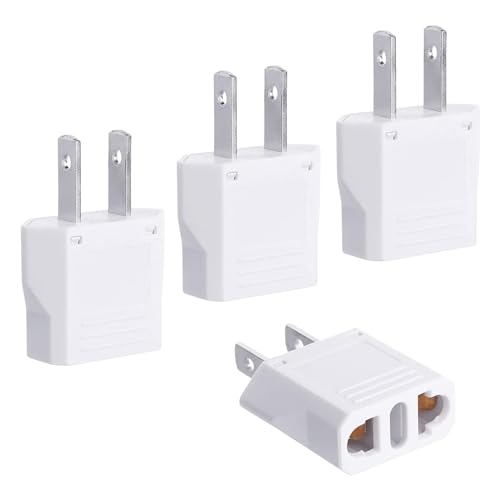 EU to US Adapter,Reiseadapter USA,EU to US Adapter,Adapter USA Deutschland Stecker,4 Stück USA Stecker Adapter,Steckdosenadapter USA,Stromadapter US,Kanada,Mexiko,Japan EU to US Adapter,Reiseadapter USA,EU to US Adapter,Adapter USA Deutschland Stecker,4 Stück USA Stecker Adapter,Steckdosenadapter USA,Stromadapter US,Kanada,Mexiko,Japan von TMRBBesty