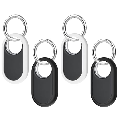 Hüllen Kompatibel mit Samsung Galaxy Smarttag2, 4 Stück Silikonhülle Stoßfeste Fallfest Waschbare, mit Schlüsselanhänger, Anti-Verlust-Schutz Kompatibel mit Samsung Tag 2 Hüllen Kompatibel mit Samsung Galaxy Smarttag2, 4 Stück Silikonhülle Stoßfeste Fallfest Waschbare, mit Schlüsselanhänger, Anti-Verlust-Schutz Kompatibel mit Samsung Tag 2 von TMRBBesty