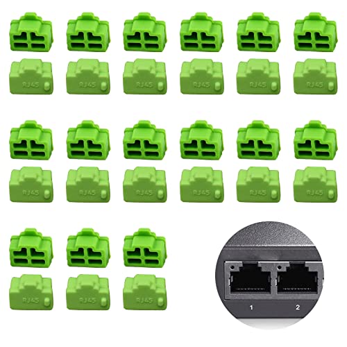 Silikon Staubschutz RJ45 Port Staubschutz RJ45 a Abdeckung Staubschutz PC Abdeckung Staubschutz PC,Schalter, Router RJ45 Port Stecker Abdeckung, Geeignet für Idle RJ45 Port Staubschutz, 30 Stück von TMRBBesty