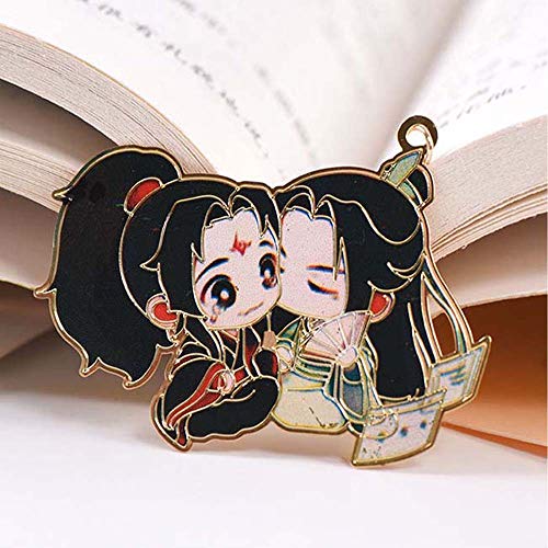 TMSITE Metall Lesezeichen Mo Dao Zu Shi LAN Wangji Wei Wuxian (E), 1 x von TMSITE