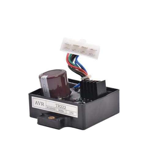 TMWWQO Automatischer Spannungsregler TR222, kompatibel mit Benzingenerator EG2500 EG2200 EG1800 EG1400 50 Hz einphasig 220 V Benzin-Generator-Spannungsregler von TMWWQO