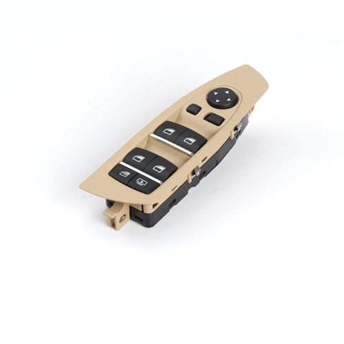 Auto Fensterheber Taster für MW 7 Series F01 F02 F04-61319241915 Fensterschalter Schalter für Elektrische Fensterheber Autofensterheberschalter Zubehör Ersatzteile,Black von TMZWJ