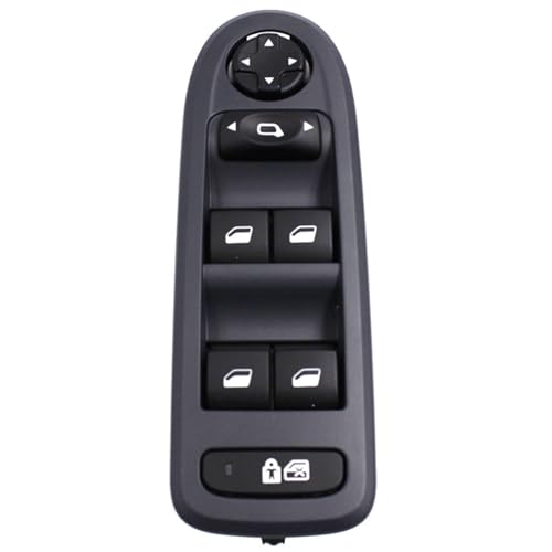 Auto Fensterheber Taster für Peugeot 308 5 Door Hatchback Wagon 2007-2013-96644915 98053439 Fensterschalter Schalter für Elektrische Fensterheber Autofensterheberschalter Zubehör,Black Auto Fensterheber Taster für Peugeot 308 5 Door Hatchback Wagon 2007-2013-96644915 98053439 Fensterschalter Schalter für Elektrische Fensterheber Autofensterheberschalter Zubehör,Black von TMZWJ